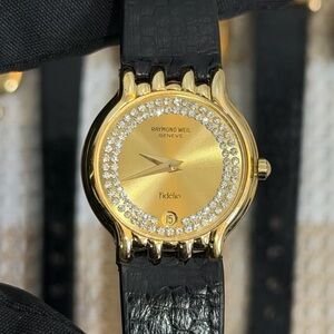 Vintage 1990s Raymond Weil Fidelio 4702 Women’s Watch
[Crystal Set Halo Dial]